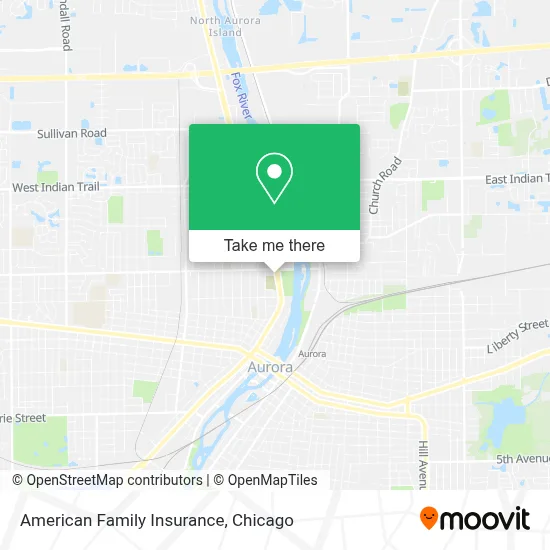American Family Insurance map