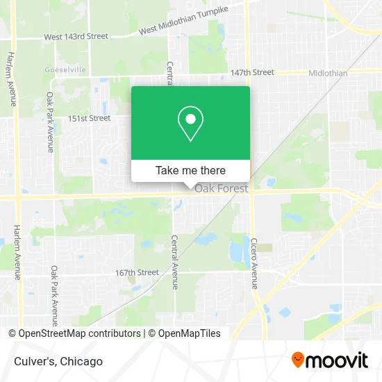 Culver's map