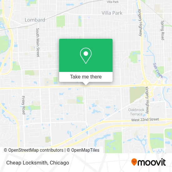 Cheap Locksmith map