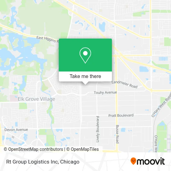 Rt Group Logistics Inc map