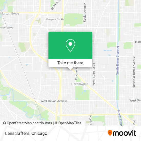 Lenscrafters map