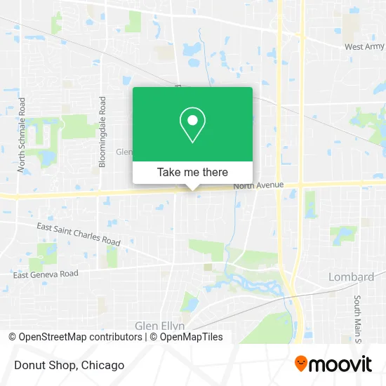 Donut Shop map