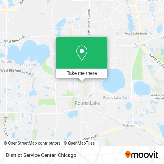 District Service Center map