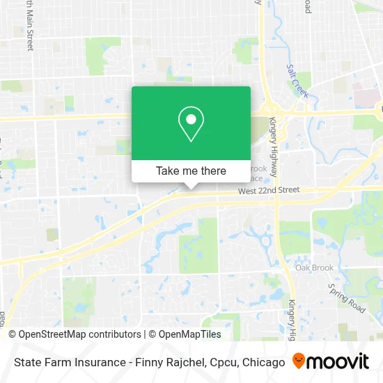 State Farm Insurance - Finny Rajchel, Cpcu map