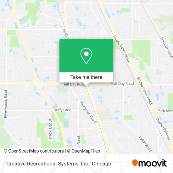 Creative Recreational Systems, Inc. map