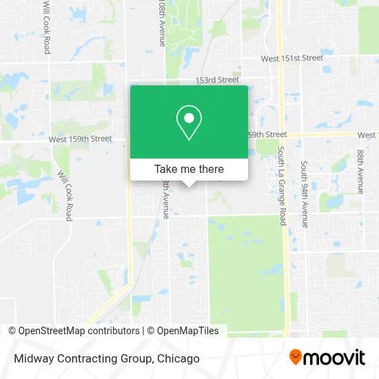Midway Contracting Group map