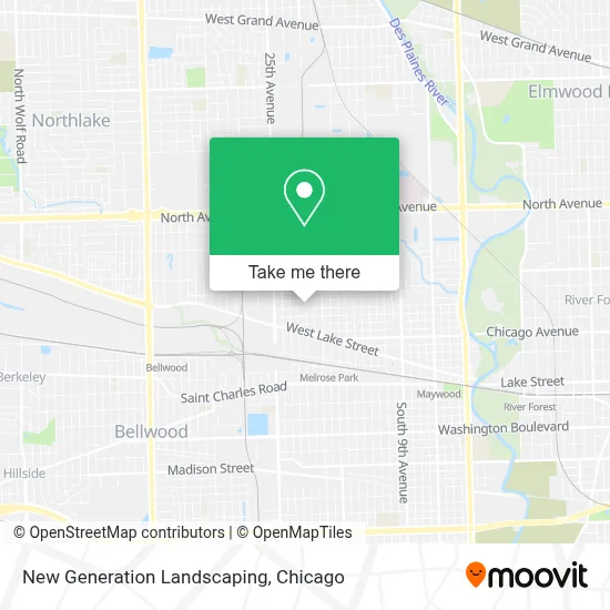 New Generation Landscaping map