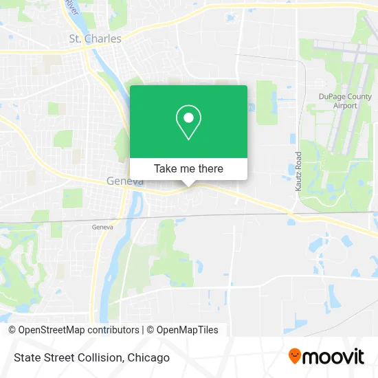 State Street Collision map