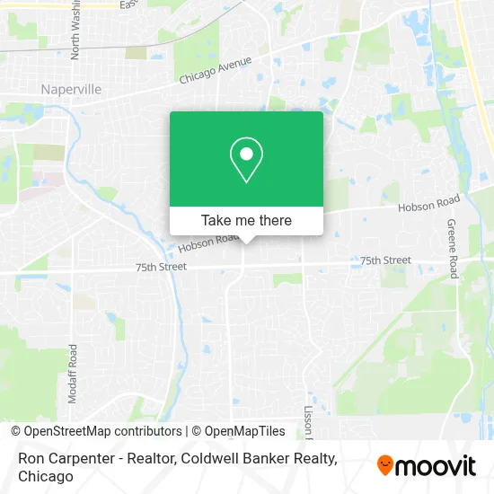 Ron Carpenter - Realtor, Coldwell Banker Realty map
