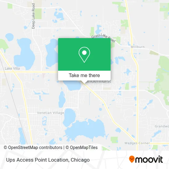 Ups Access Point Location map