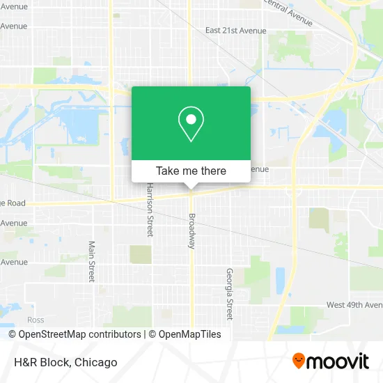 H&R Block map
