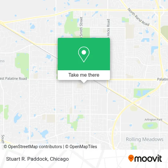 Stuart R. Paddock map