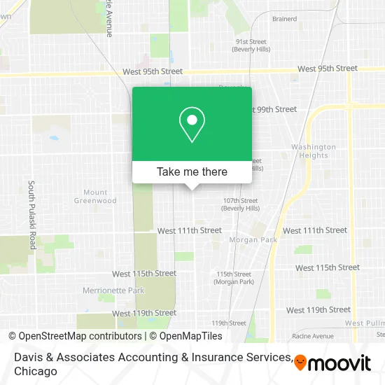 Davis & Associates Accounting & Insurance Services map
