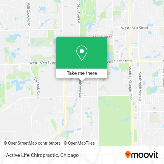 Active Life Chiropractic map