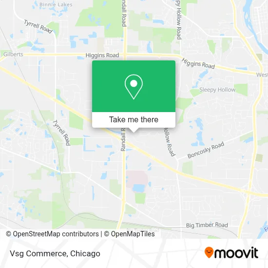 Vsg Commerce map