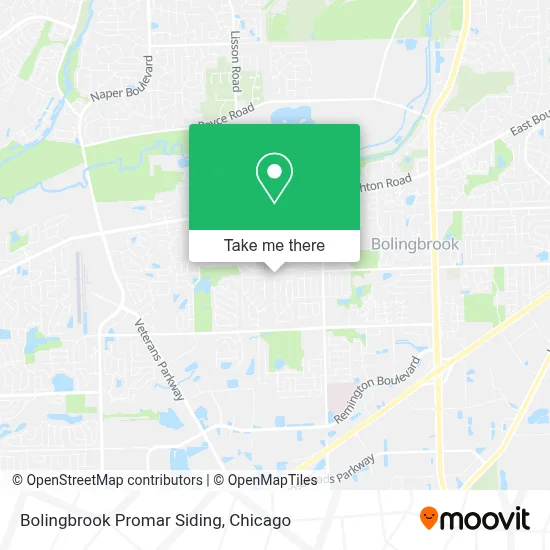 Bolingbrook Promar Siding map