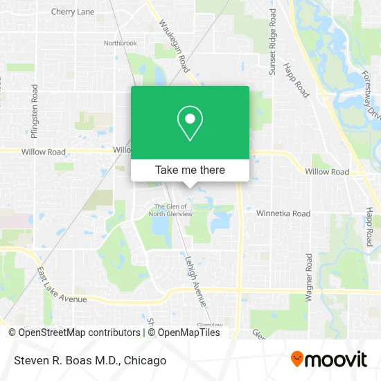 Steven R. Boas M.D. map