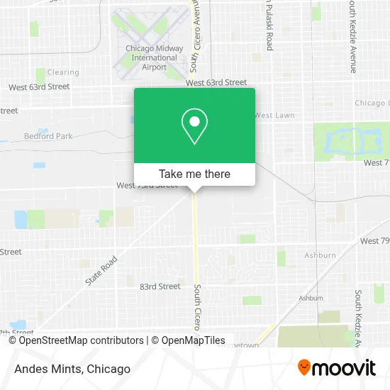 Andes Mints map