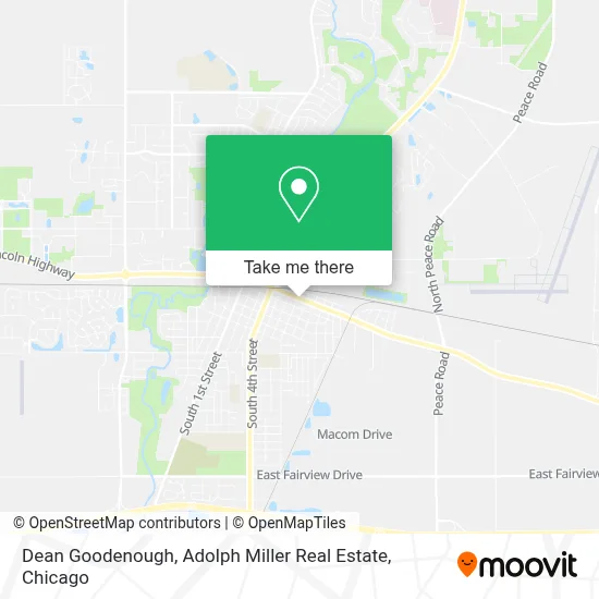Dean Goodenough, Adolph Miller Real Estate map