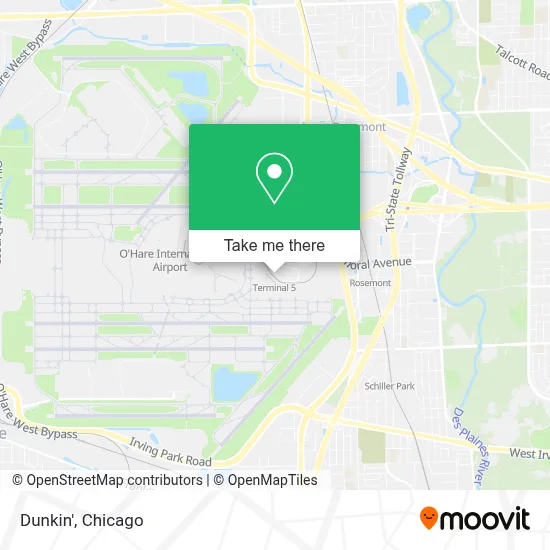 Dunkin' map