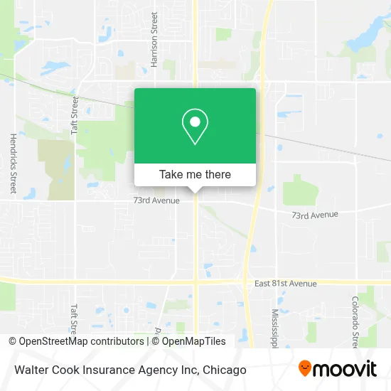 Walter Cook Insurance Agency Inc map