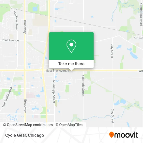 Cycle Gear map