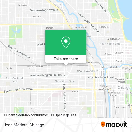 Icon Modern map