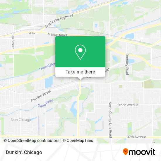 Dunkin' map