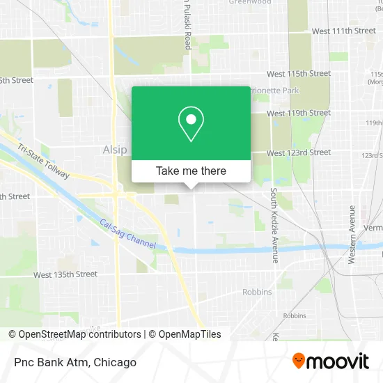 Pnc Bank Atm map