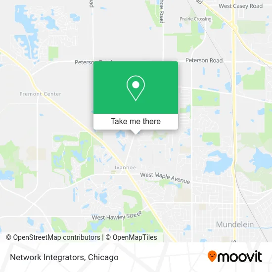 Network Integrators map