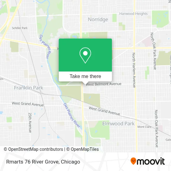Rmarts 76 River Grove map