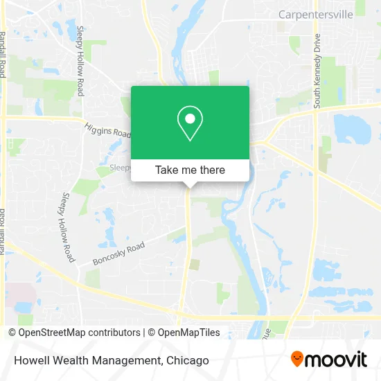 Howell Wealth Management map
