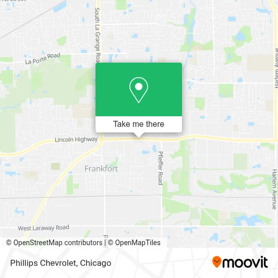 Phillips Chevrolet map