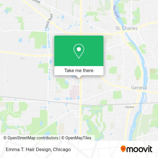 Emma T. Hair Design map