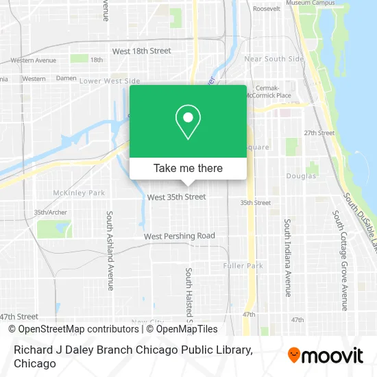 Richard J Daley Branch Chicago Public Library map