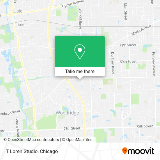 T Loren Studio map