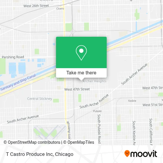 T  Castro Produce Inc map