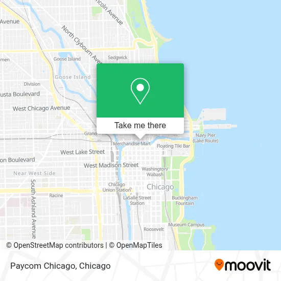 Paycom Chicago map