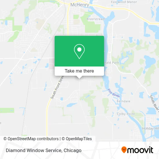 Diamond Window Service map