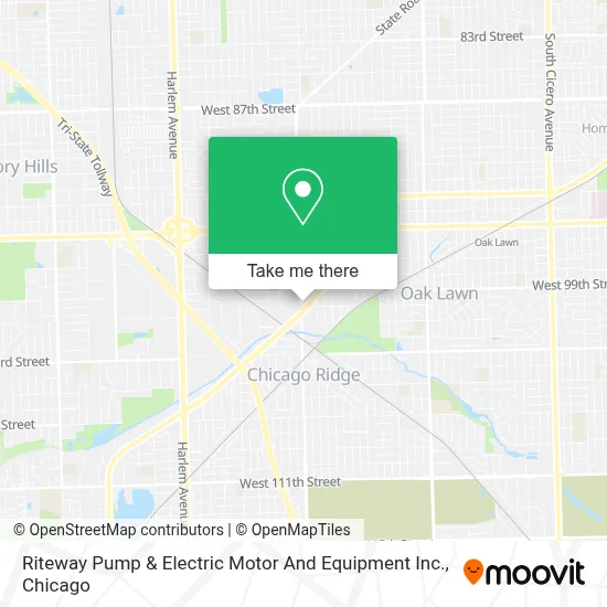 Riteway Pump & Electric Motor And Equipment Inc. map
