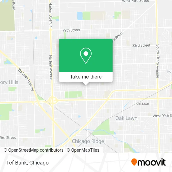 Tcf Bank map