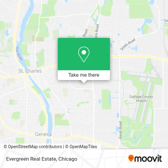 Evergreen Real Estate map