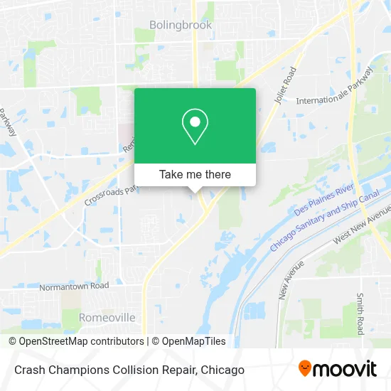 Crash Champions Collision Repair map
