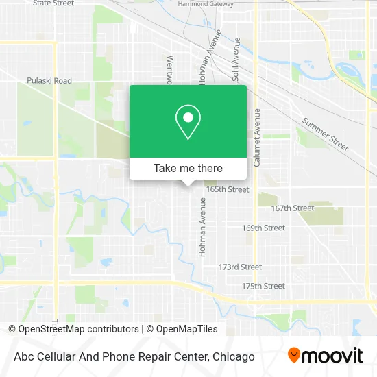 Abc Cellular And Phone Repair Center map