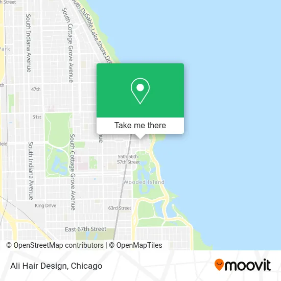 Ali Hair Design map