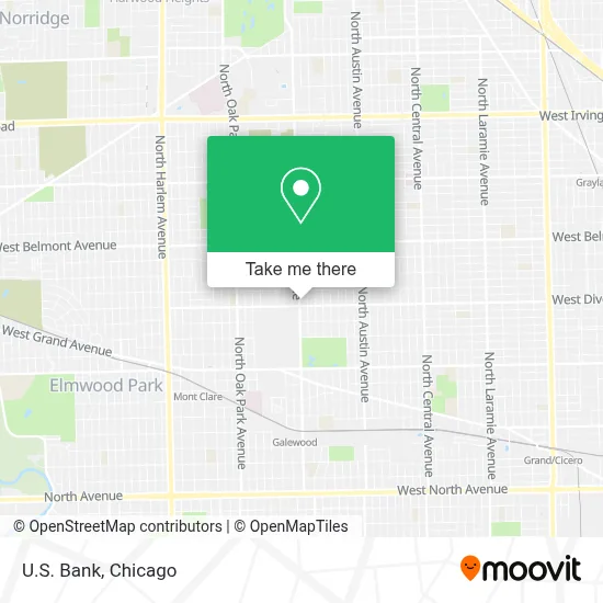 U.S. Bank map