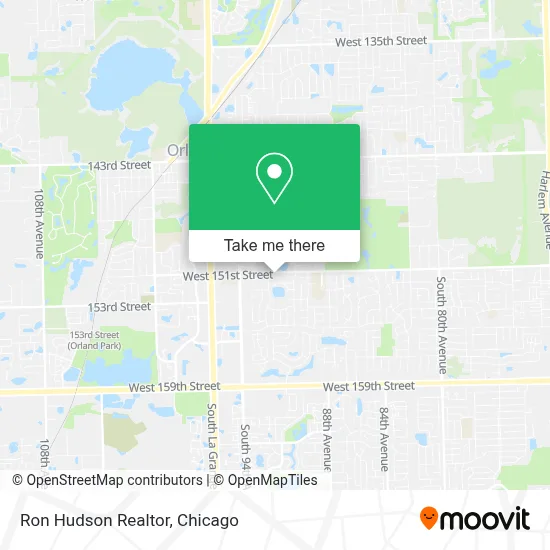 Ron Hudson Realtor map