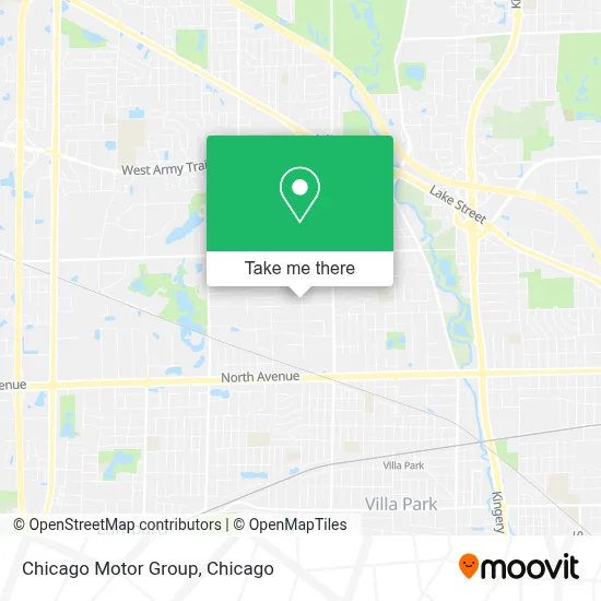 Chicago Motor Group map