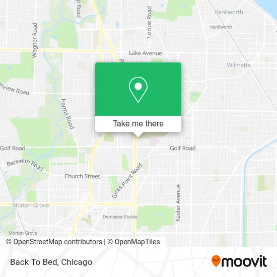 Back To Bed map