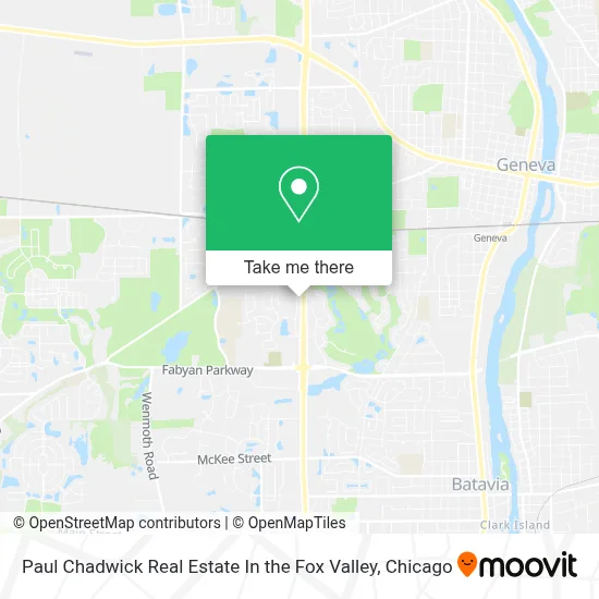 Paul Chadwick Real Estate In the Fox Valley map